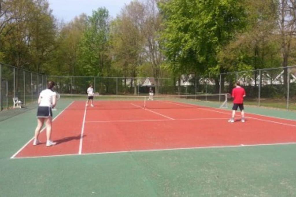 Vrijstaande Recreatievilla Met Ruime Omheinde Tuin Posterholt Esterno foto